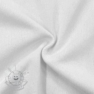 Tissu tricot BABY KNIT white