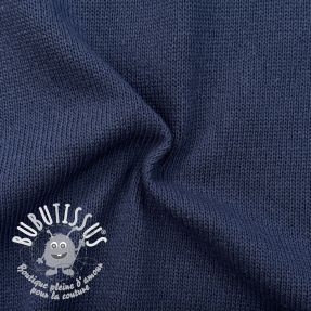 Tissu tricot BABY KNIT navy