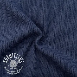 Tissu tricot BABY KNIT navy