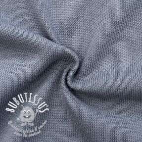 Tissu tricot BABY KNIT steel blue