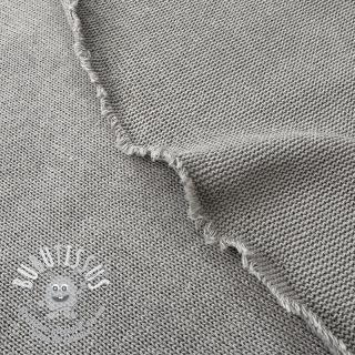 Tissu tricot BABY KNIT light grey