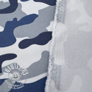 JEANS DENIM STRETCH Camouflage blue