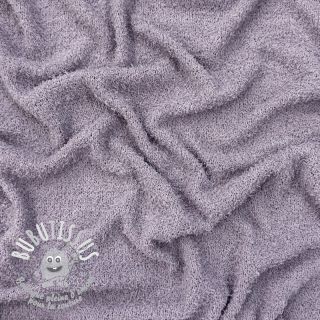 Tissu tricot Paris bouclé lilac