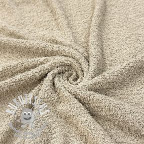 Tissu tricot Paris bouclé natural