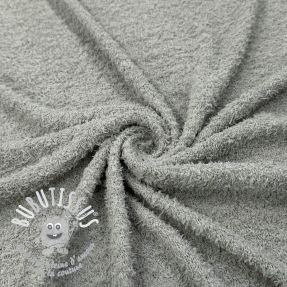 Tissu tricot Paris bouclé dusty mint