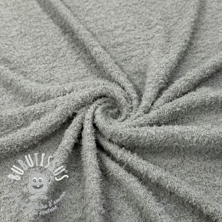 Tissu tricot Paris bouclé dusty mint