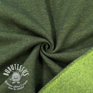 Sweat envers minkee MELANGE bottle green