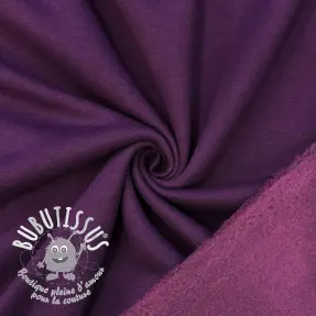 Sweat envers minkee MELANGE bordeaux