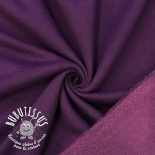 Sweat envers minkee MELANGE bordeaux