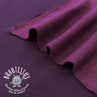 Sweat envers minkee MELANGE bordeaux