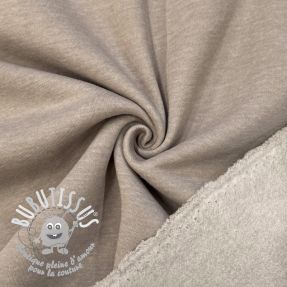 Sweat envers minkee MELANGE sand