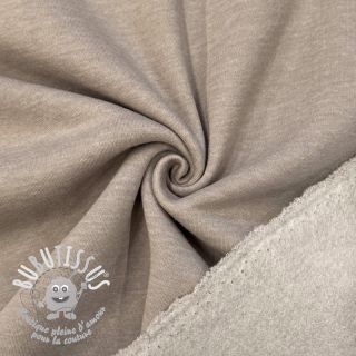 Sweat envers minkee MELANGE sand