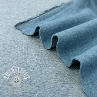 Sweat envers minkee MELANGE old blue