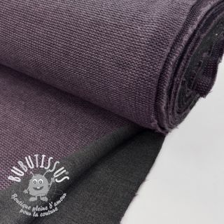 Tissu de manteau DOUBLE FACE WITH JERSEY violet