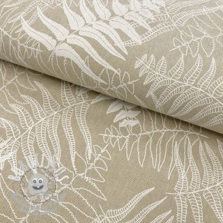 Tissu déco Linenlook Serene fern