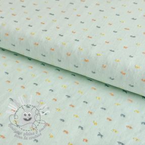 Tissu coton DOBBY Patch light mint