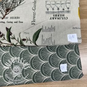 Paquet de tissus  décoratifs 1472