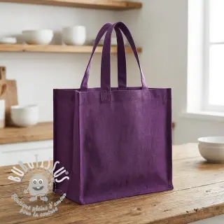 Lin lavé dark purple