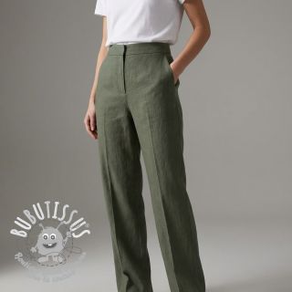 Lin lavé STONEWASHED PREMIUM camo green