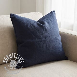 Lin lavé STONEWASHED PREMIUM marine