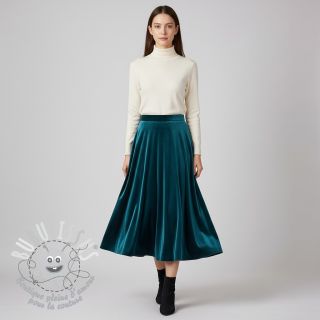  Velours  VELVET STRETCH petrol