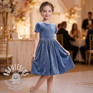  Velours  VELVET STRETCH blue