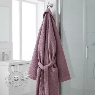 Tissu nid d’abeille old purple