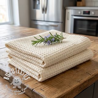 Tissu nid d’abeille SIMPLY NATURAL