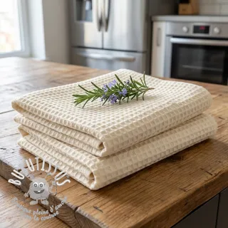 Tissu nid d’abeille SIMPLY NATURAL
