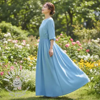 Viscose RADIANCE light blue
