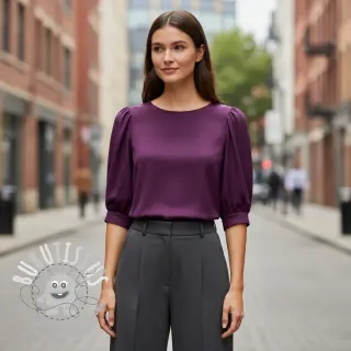 Viscose RADIANCE dark purple