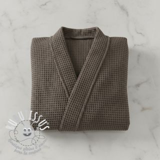 Tissu nid d’abeille anthracite