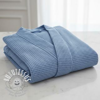 Tissu nid d’abeille blue