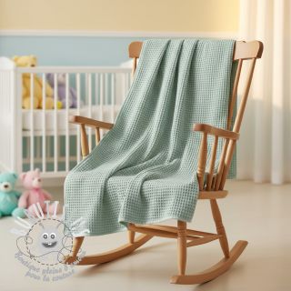 Tissu nid d’abeille green