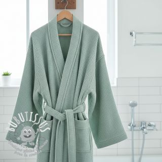 Tissu nid d’abeille green