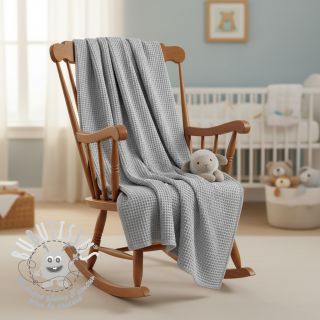 Tissu nid d’abeille grey