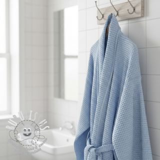 Tissu nid d’abeille light blue