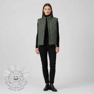 Tissu matelassé Round moss green