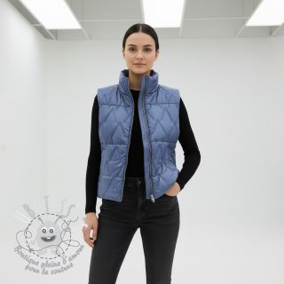 Tissu matelassé Triangle jeans