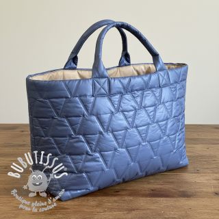 Tissu matelassé Triangle jeans