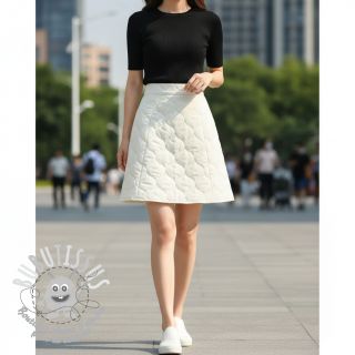 Tissu matelassé Round ecru