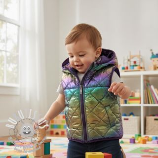 Tissu matelassé FOIL Rainbow multi