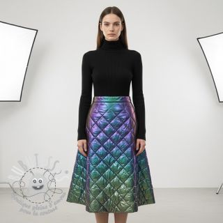 Tissu matelassé FOIL Rainbow multi