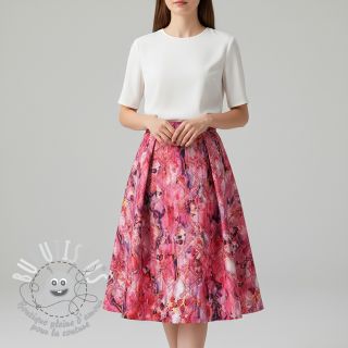 Tissu matelassé Snake gardini pink