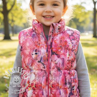 Tissu matelassé Snake gardini pink