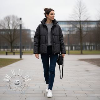 Tissu matelassé Classic black