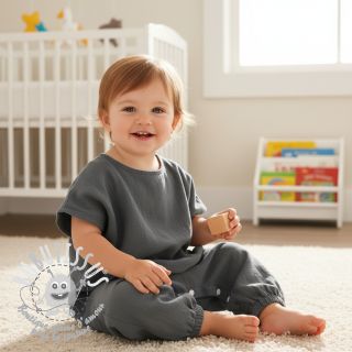 Lin lavé STONEWASHED PREMIUM dark grey