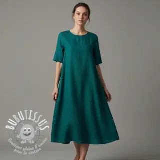 Lin lavé 170 g petrol