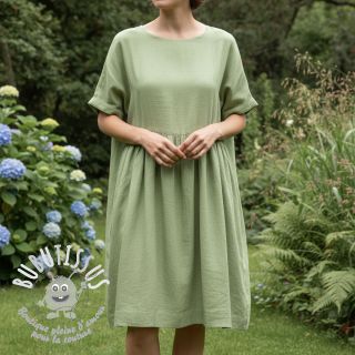 Lin lavé 170 g light green