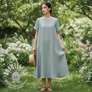 Lin lavé 170 g sage grey